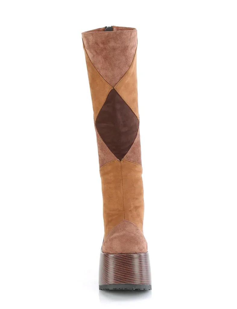 DEMONIA CAMEL 280 - BROWN VEGAN SUEDE - Image 3
