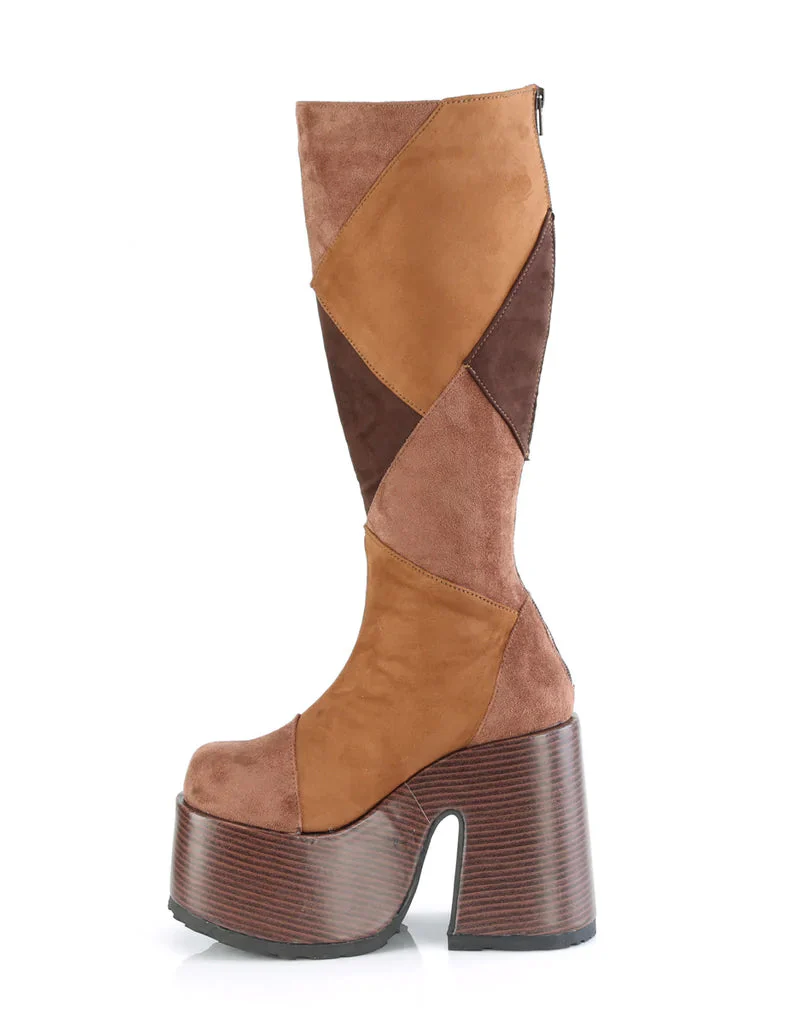 DEMONIA CAMEL 280 - BROWN VEGAN SUEDE - Image 4