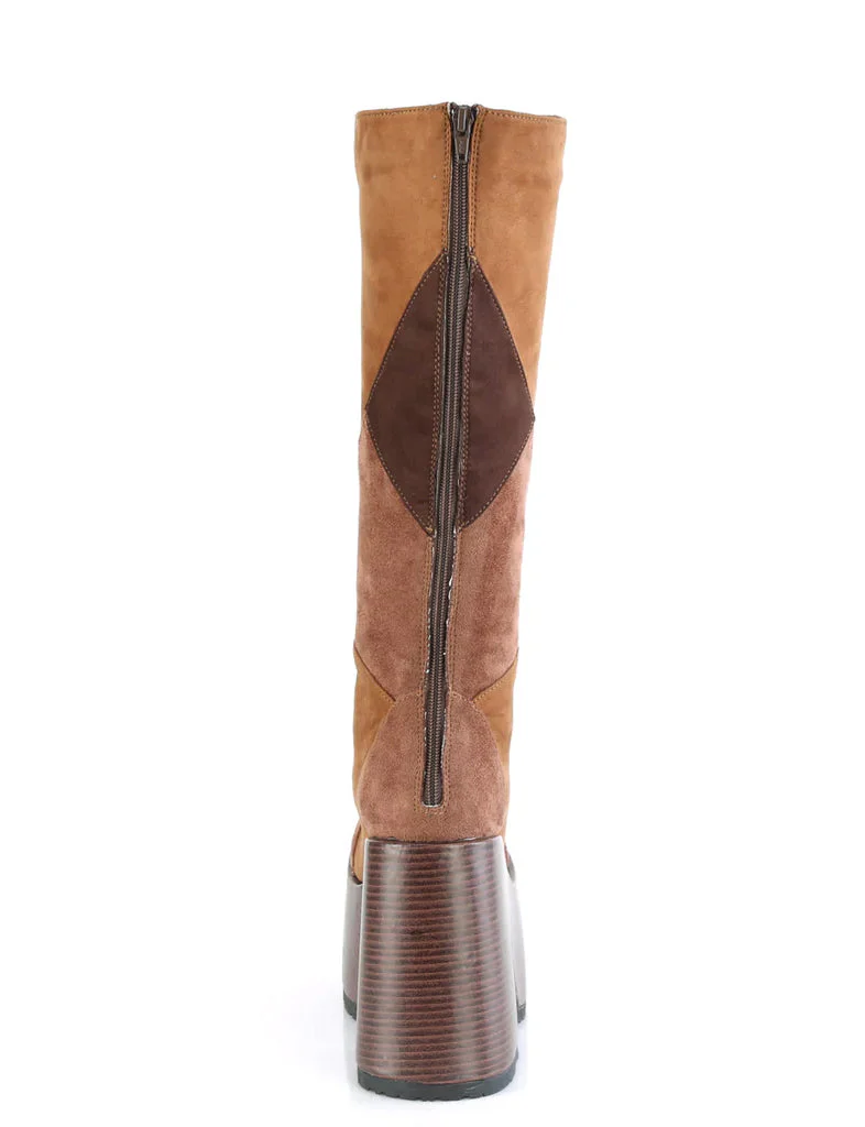 DEMONIA CAMEL 280 - BROWN VEGAN SUEDE - Image 5