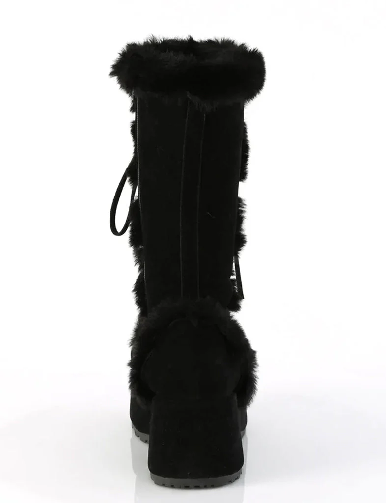 DEMONIA CUBBY 311 PLATFORM BOOTS - BLACK - Image 5