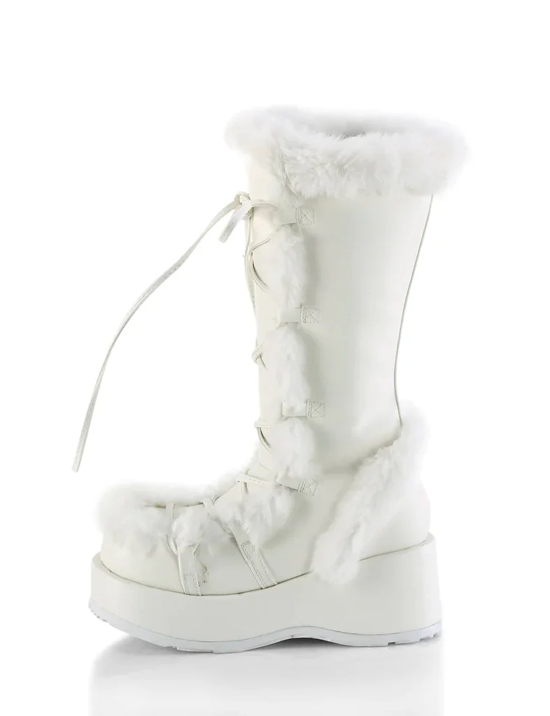DEMONIA CUBBY 311 BOOTS- WHITE - Image 4