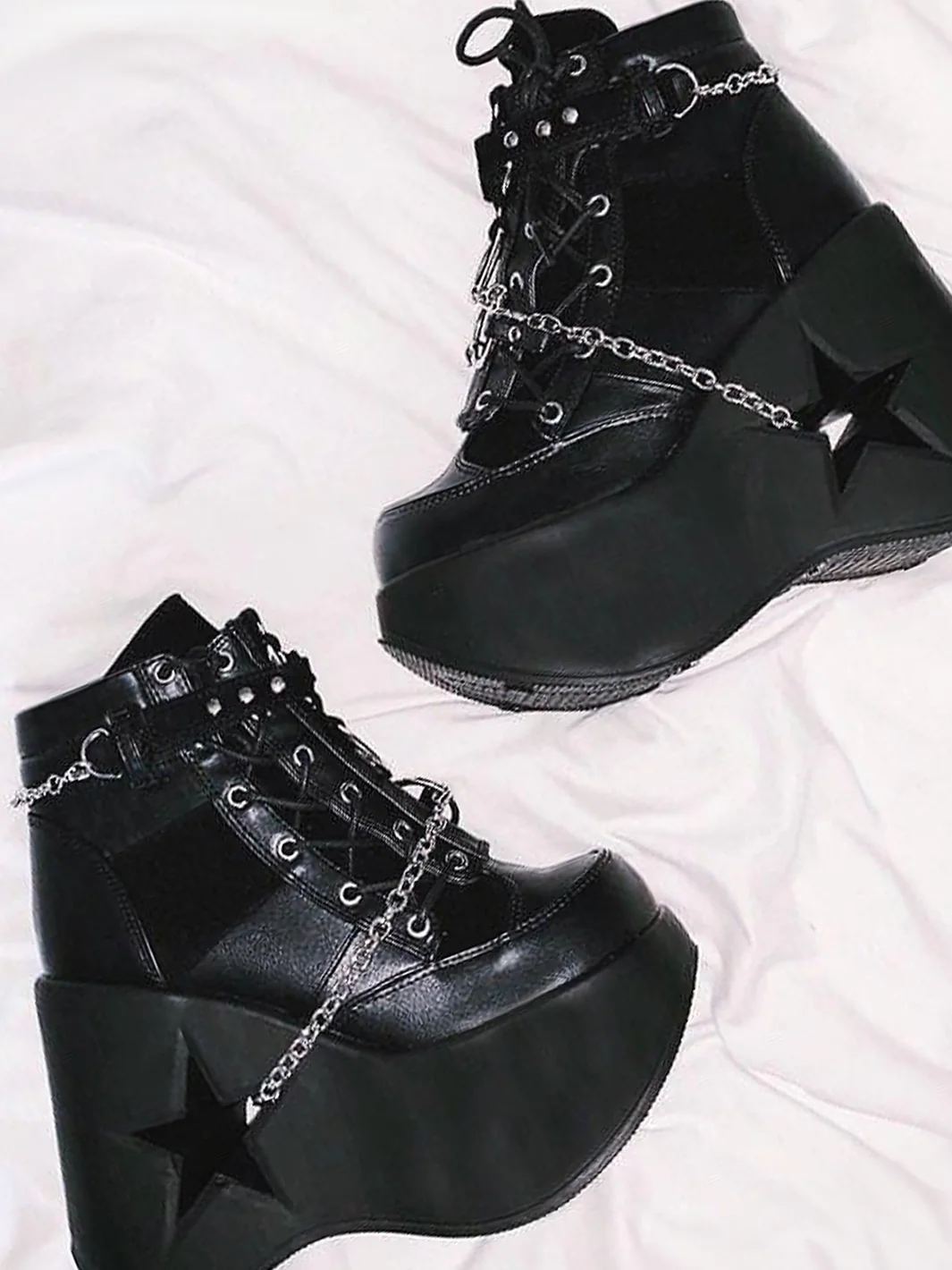 DEMONIA DYNAMITE-101 - BLACK VEGAN LEATHER ✰ PRE ORDER ✰ - Image 2