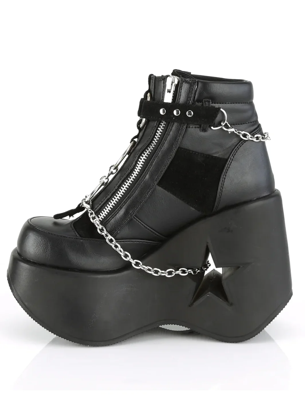 DEMONIA DYNAMITE-101 - BLACK VEGAN LEATHER ✰ PRE ORDER ✰ - Image 4