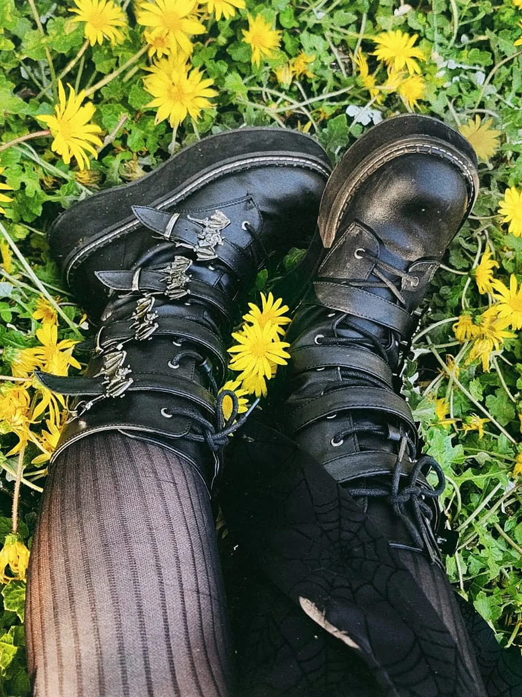 DEMONIA EMILY-322 - BLACK VEGAN LEATHER ✰ PRE ORDER ✰ - Image 3