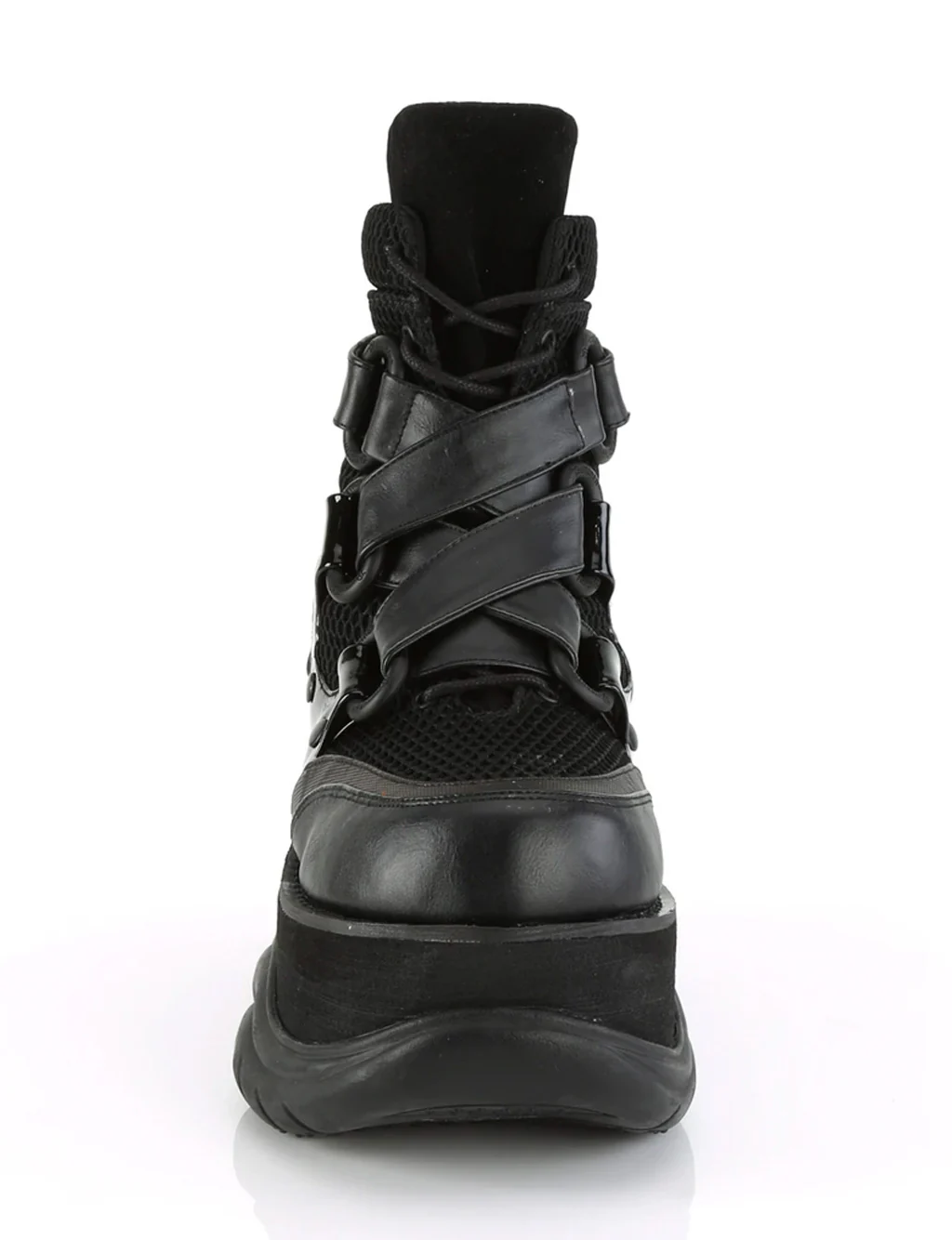 DEMONIA NEPTUNE-126 - BLACK VEGAN LEATHER ✰ PRE ORDER ✰ - Image 4