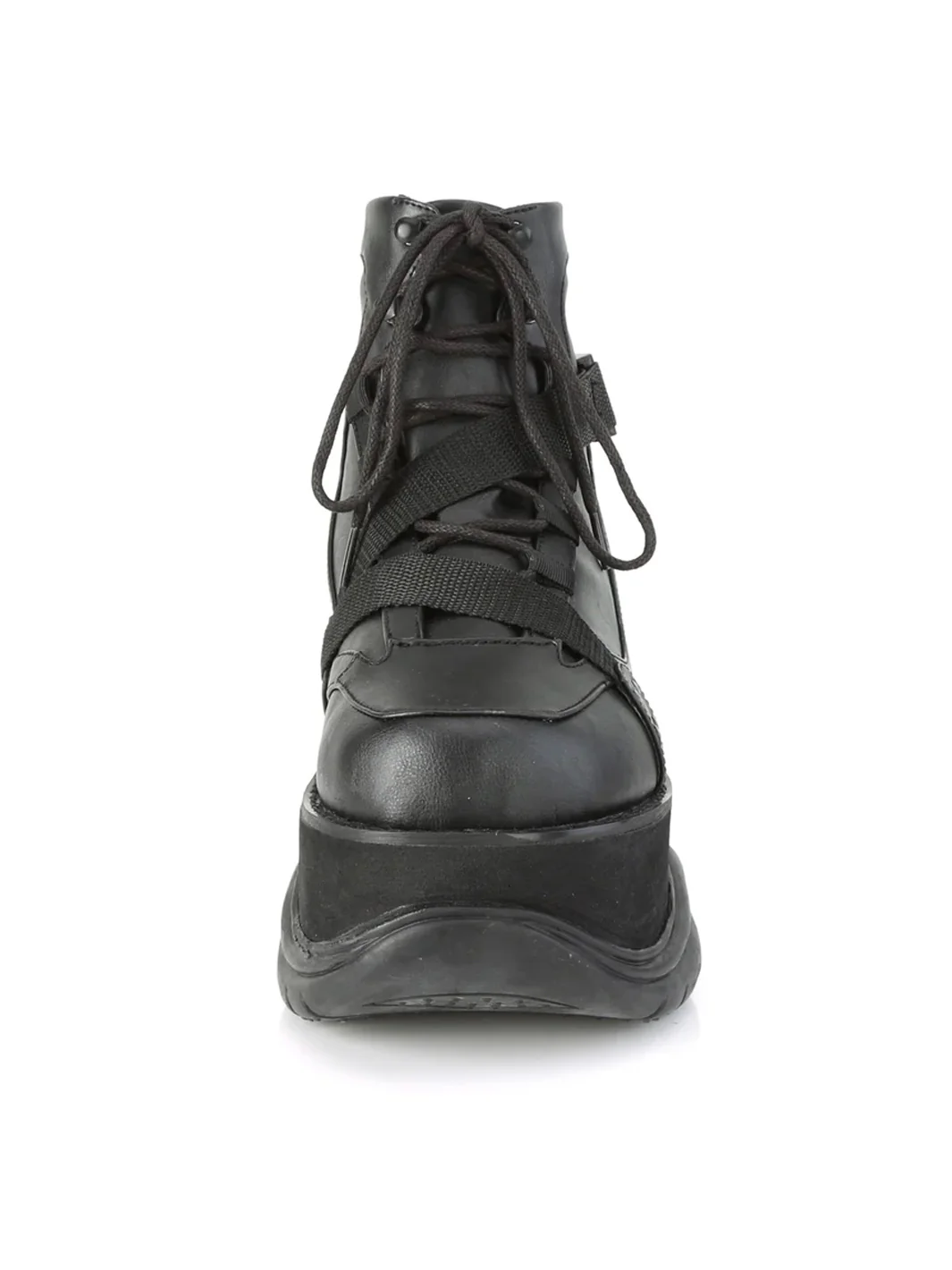 DEMONIA NEPTUNE-181 - BLACK VEGAN LEATHER ✰ PRE ORDER ✰ - Image 3