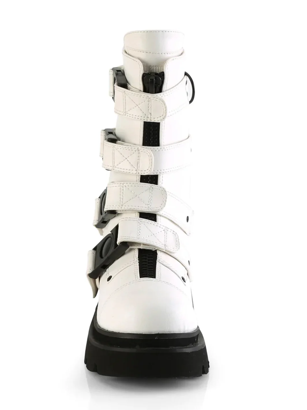 DEMONIA RENEGADE-55 - WHITE VEGAN LEATHER ✰ PRE ORDER ✰ - Image 2
