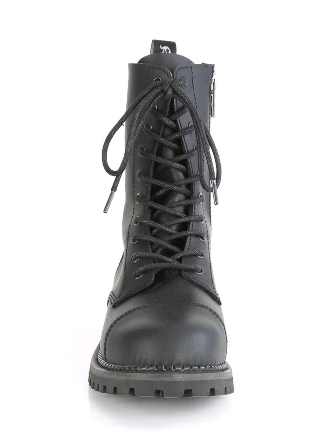 DEMONIA RIOT-10 - BLACK VEGAN LEATHER ✰ PRE ORDER ✰ - Image 2