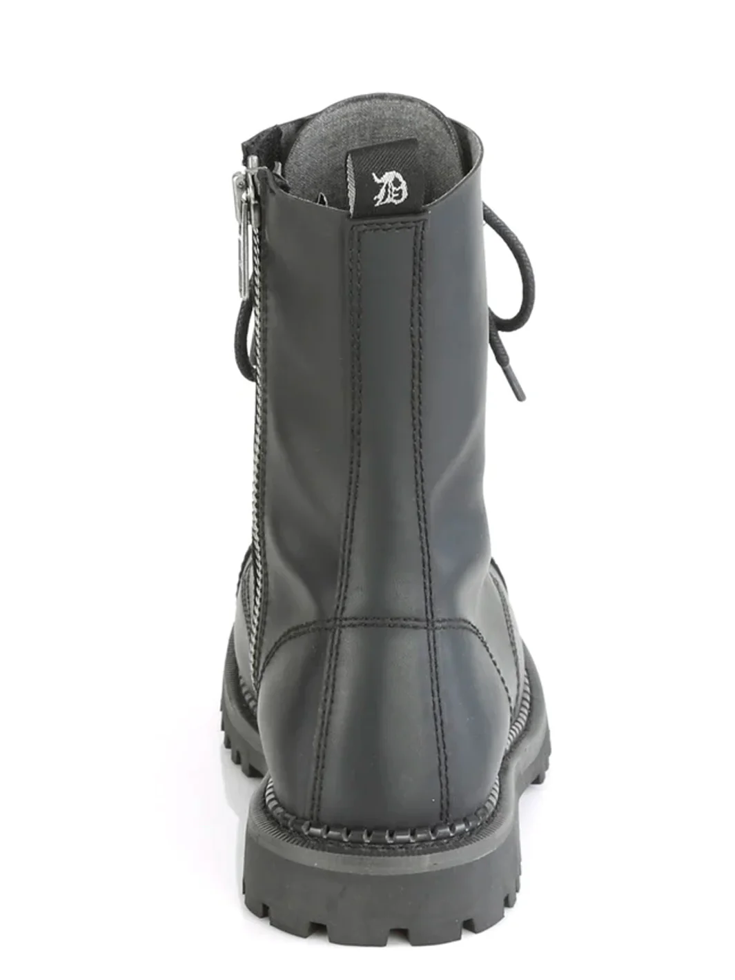 DEMONIA RIOT-10 - BLACK VEGAN LEATHER ✰ PRE ORDER ✰ - Image 4