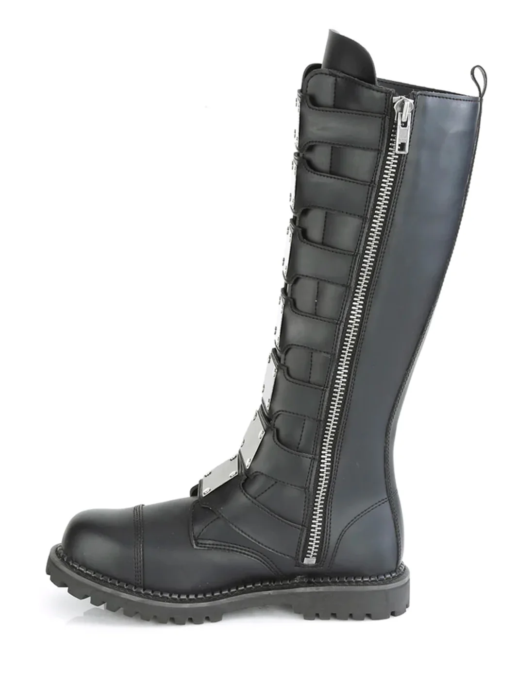 DEMONIA RIOT-21MP - BLACK VEGAN LEATHER ✰ PRE ORDER ✰ - Image 4