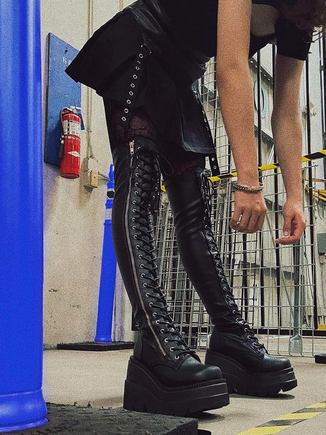 DEMONIA SHAKER-374 - BLACK VEGAN LEATHER ✰ PRE ORDER ✰ - Image 2