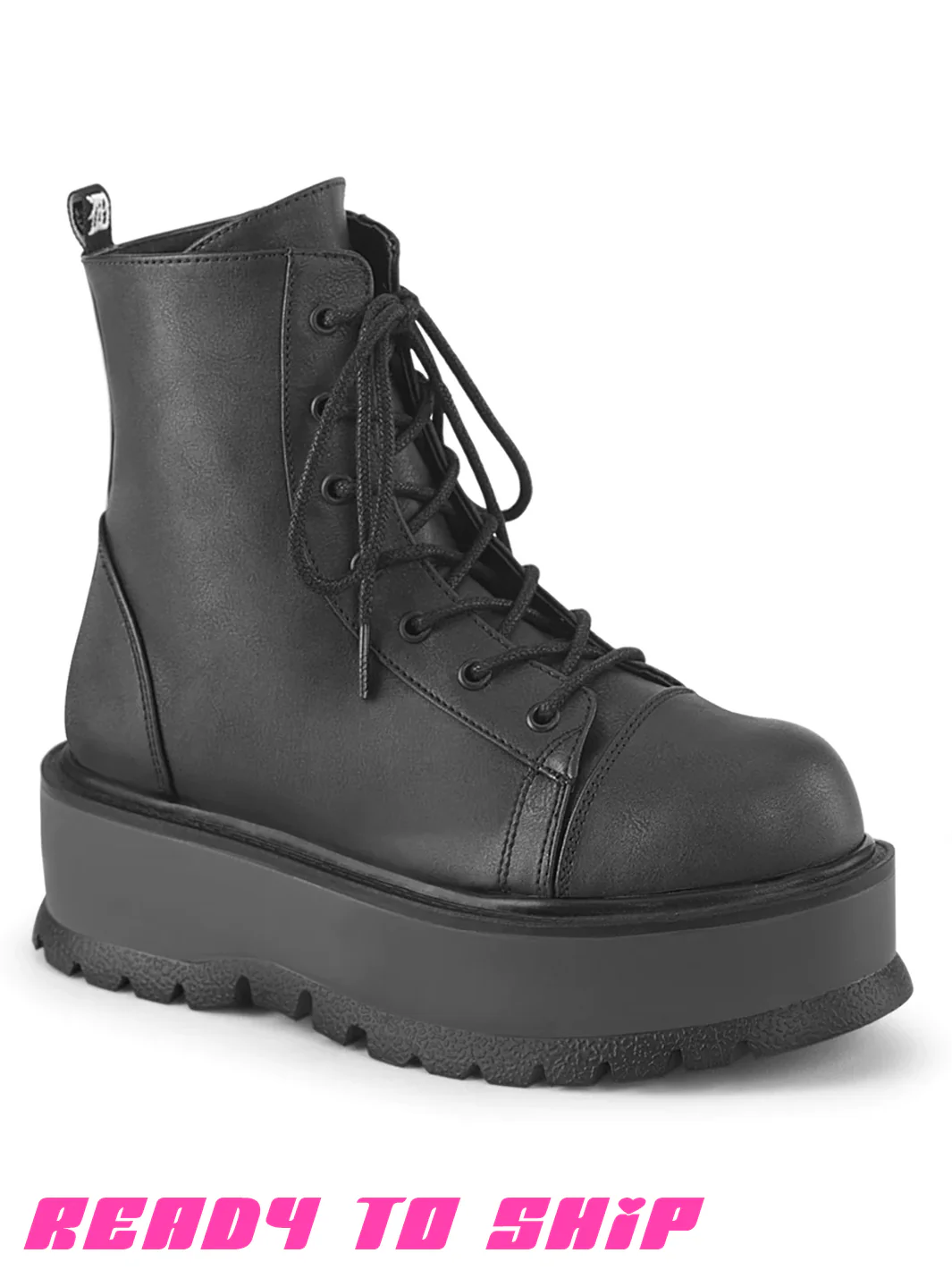 DEMONIA SLACKER-55 BOOTS - BLACK