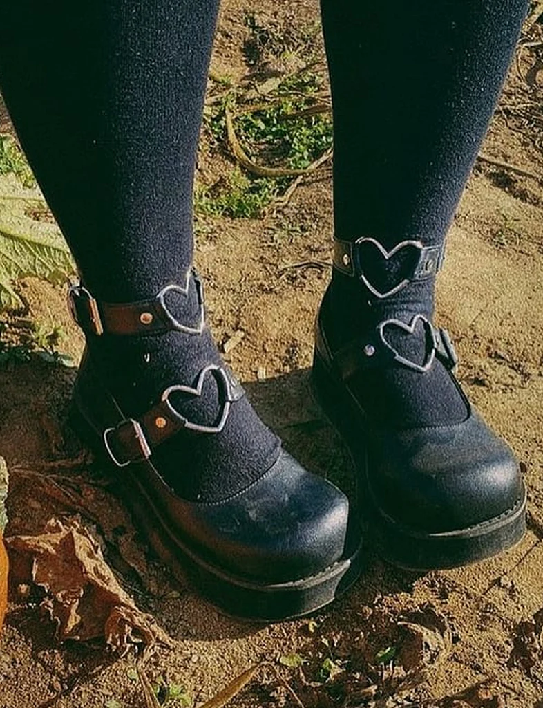 DEMONIA SPRITE-02 - BLACK VEGAN LEATHER ✰ PRE ORDER ✰ - Image 3