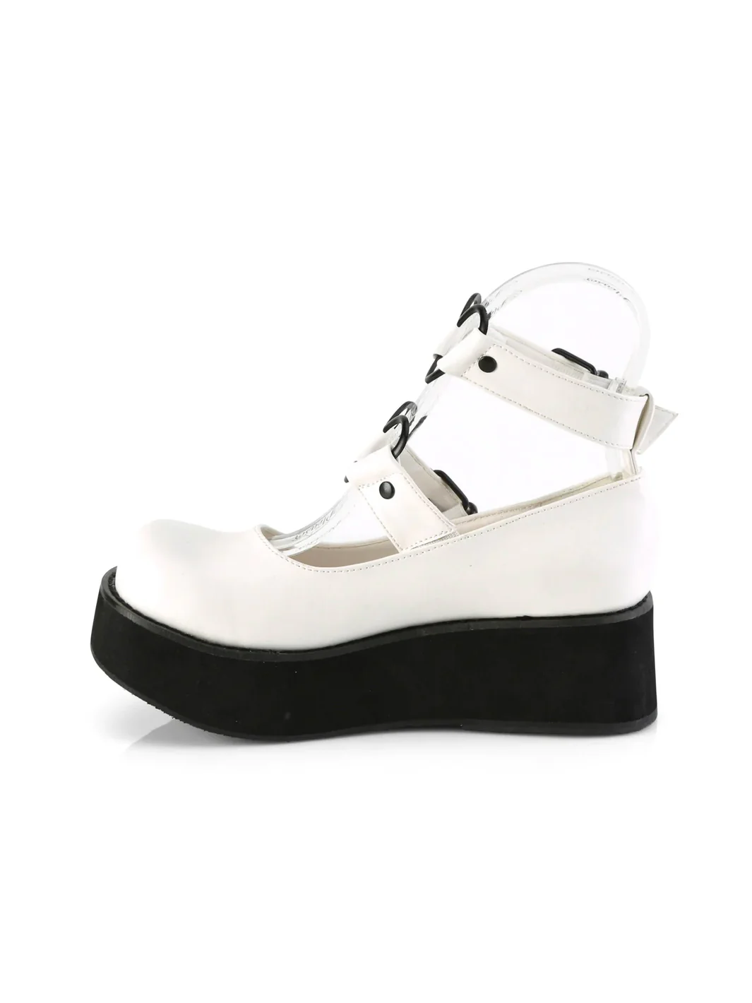 DEMONIA SPRITE-02 - WHITE VEGAN LEATHER ✰ PRE ORDER ✰ - Image 4