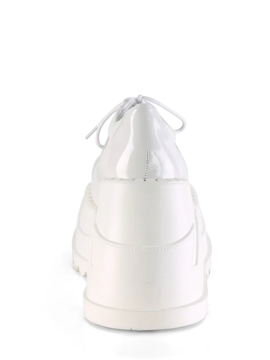 DEMONIA STOMP 08 PLATFORM SNEAKERS - WHITE VEGAN LEATHER - Image 5
