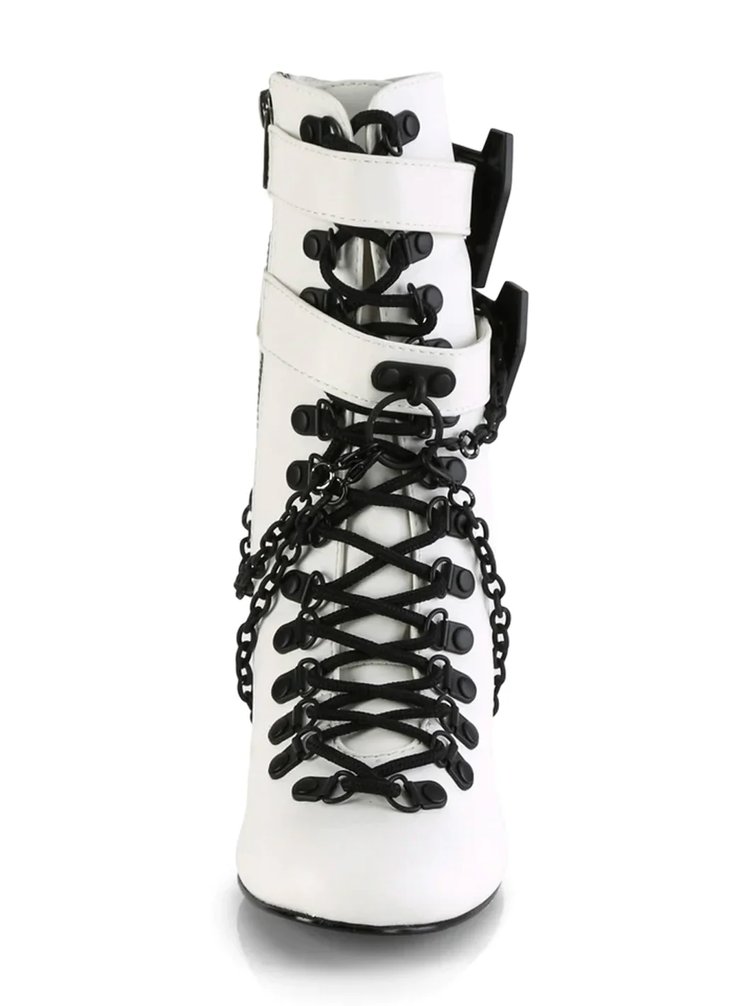 DEMONIA VIVIKA-128 - WHITE VEGAN LEATHER ✰ PRE ORDER ✰ - Image 2