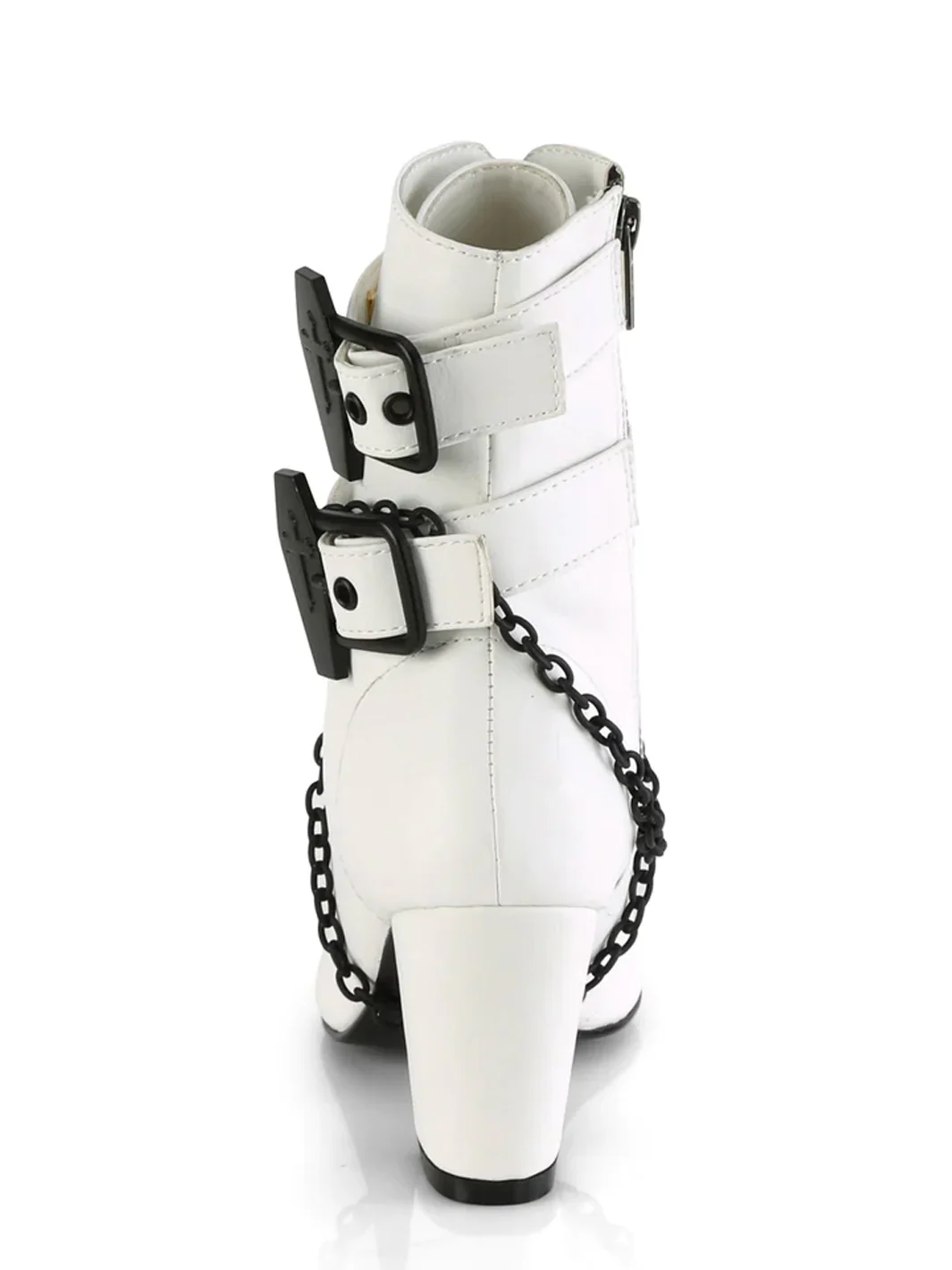 DEMONIA VIVIKA-128 - WHITE VEGAN LEATHER ✰ PRE ORDER ✰ - Image 4