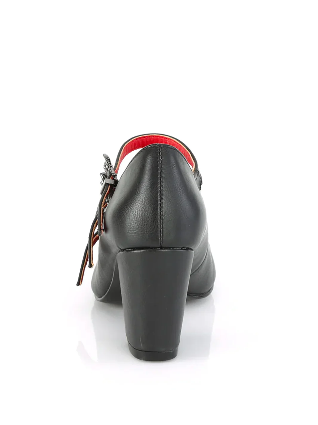DEMONIA VIVIKA-38 - BLACK VEGAN LEATHER ✰ PRE ORDER ✰ - Image 3