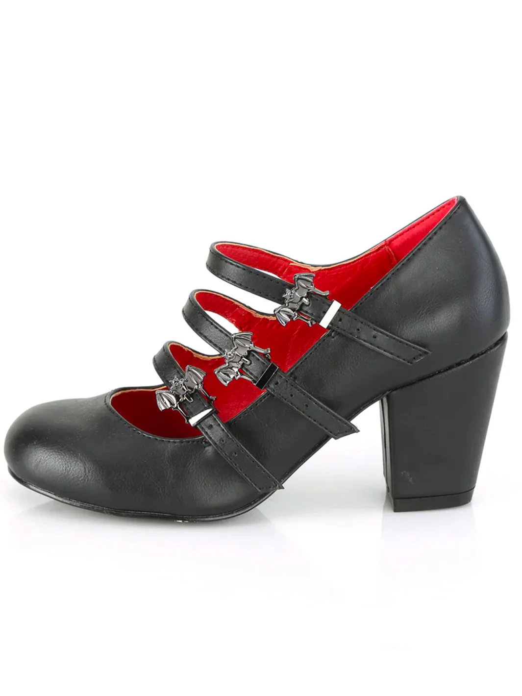DEMONIA VIVIKA-38 - BLACK VEGAN LEATHER ✰ PRE ORDER ✰ - Image 4