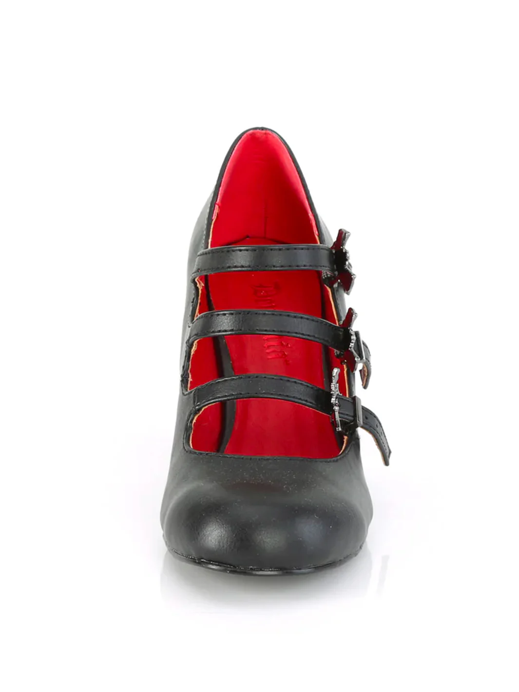 DEMONIA VIVIKA-38 - BLACK VEGAN LEATHER ✰ PRE ORDER ✰ - Image 5