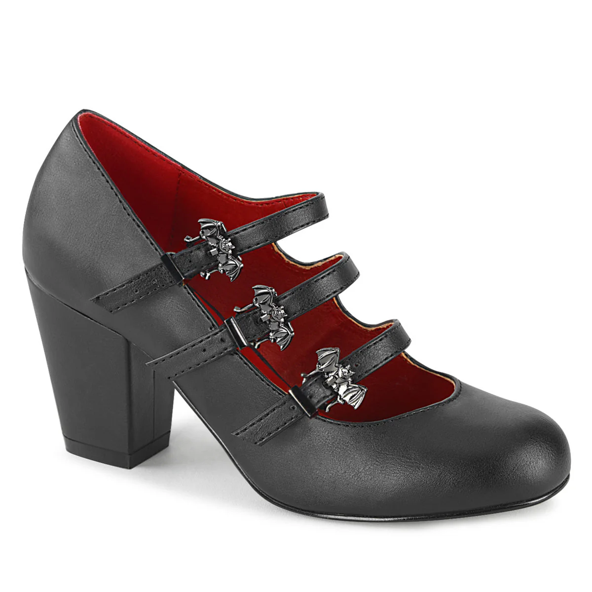 DEMONIA VIVIKA-38 - BLACK VEGAN LEATHER ✰ PRE ORDER ✰ - Image 6