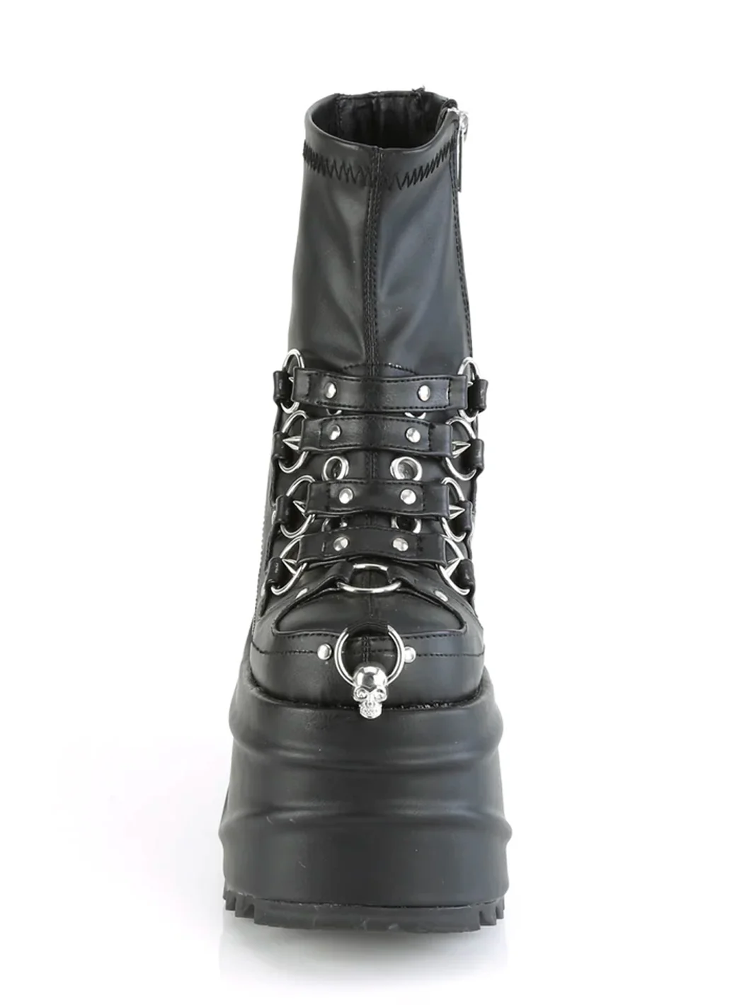 DEMONIA WAVE-110 - BLACK VEGAN LEATHER ✰ PRE ORDER ✰ - Image 3