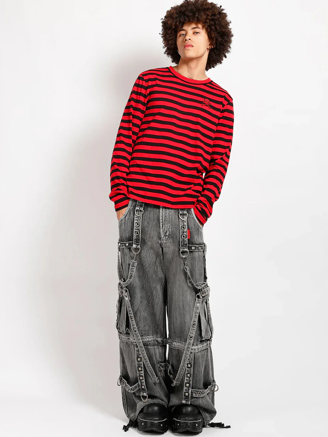 DENIM POWER STREET PANT - BLACK FOG WASH - Image 3