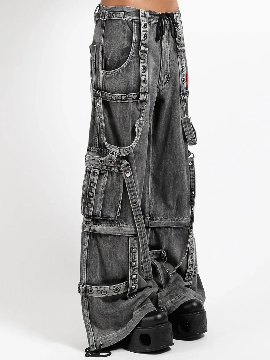 DENIM POWER STREET PANT - BLACK FOG WASH - Image 4