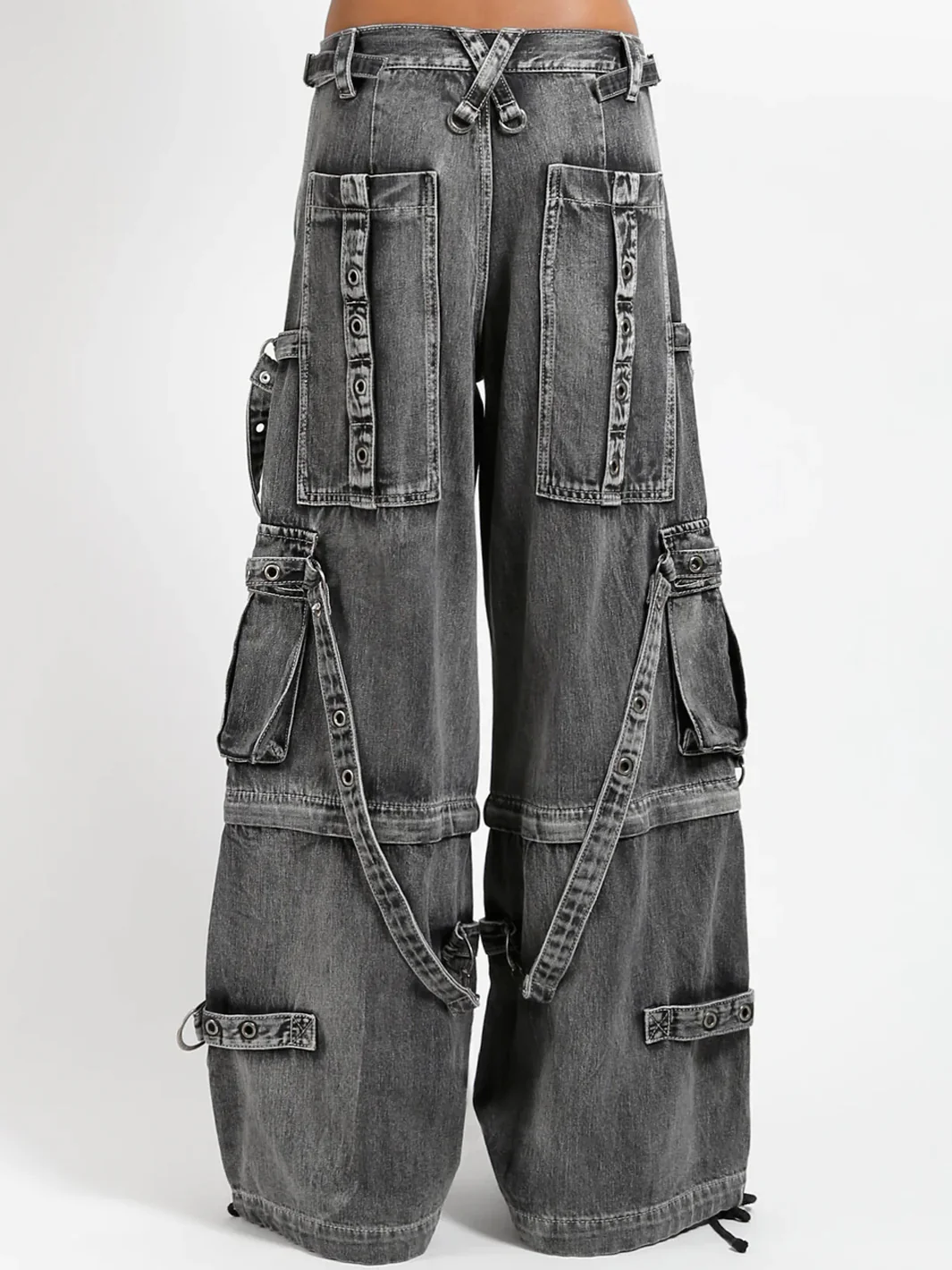 DENIM POWER STREET PANT - BLACK FOG WASH - Image 5