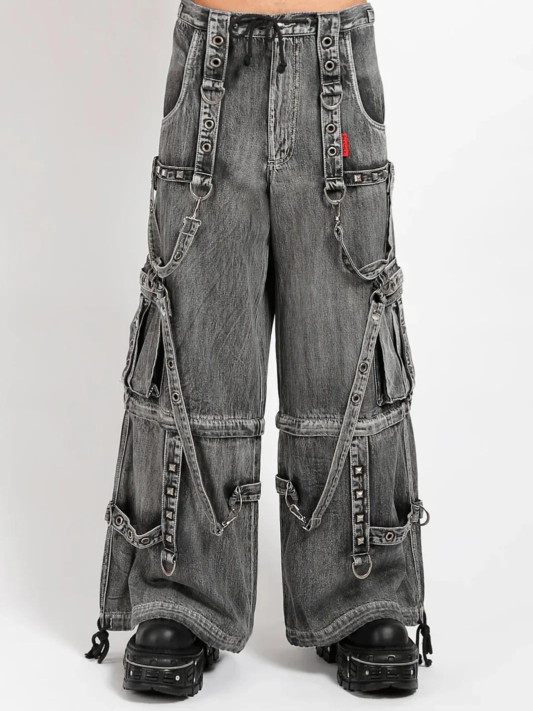 DENIM POWER STREET PANT - BLACK FOG WASH - Image 6
