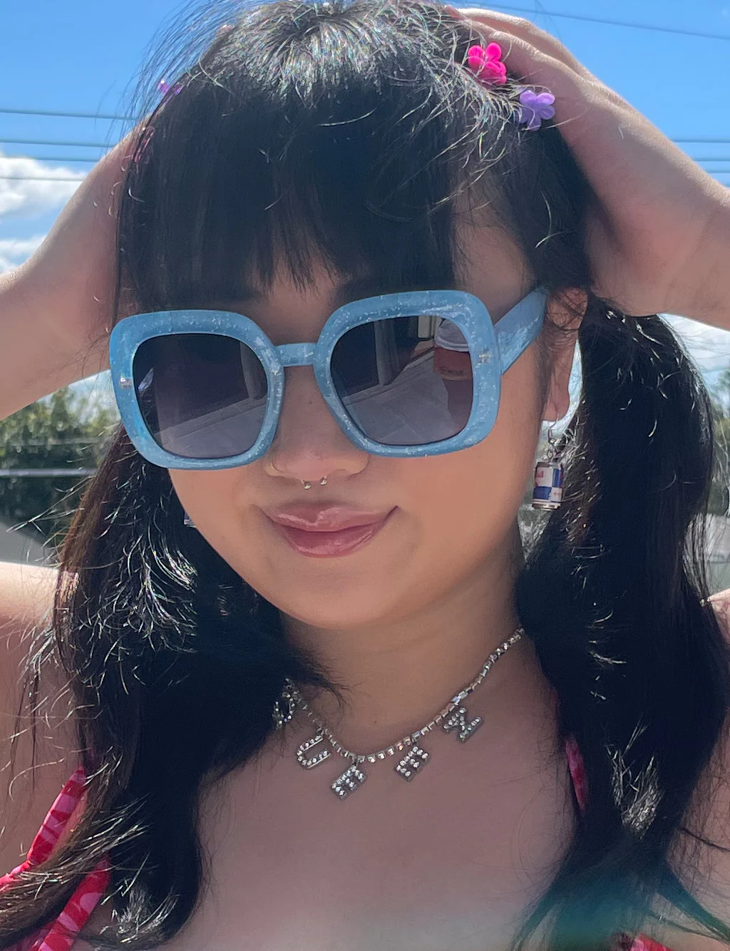 DISCO DANCER SHADES - BLUE - Image 3