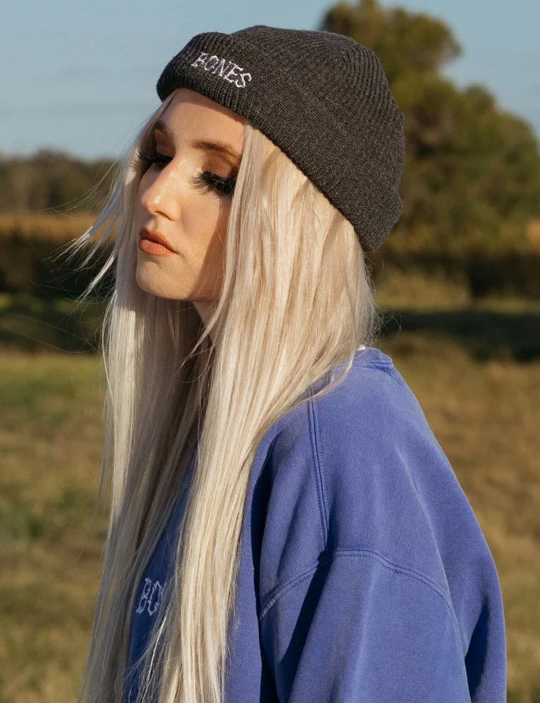 DOCKER KNIT BEANIE - GREY - Image 3