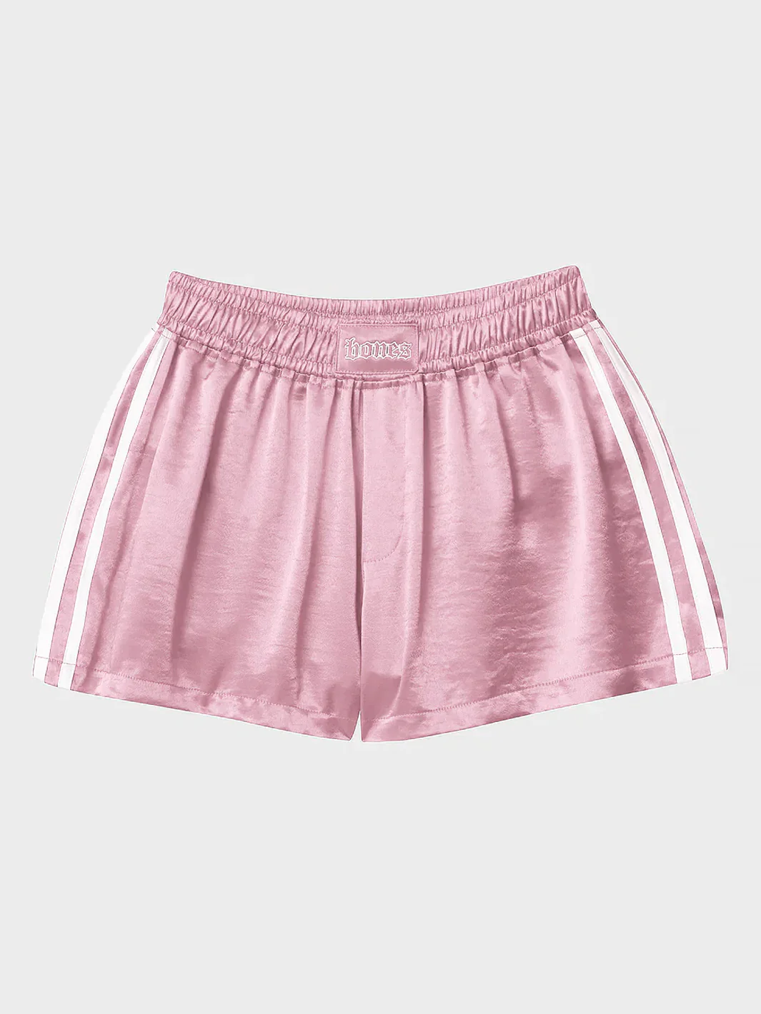 DOUBLE CROSSED SILK SHORTS - PINK - Image 2