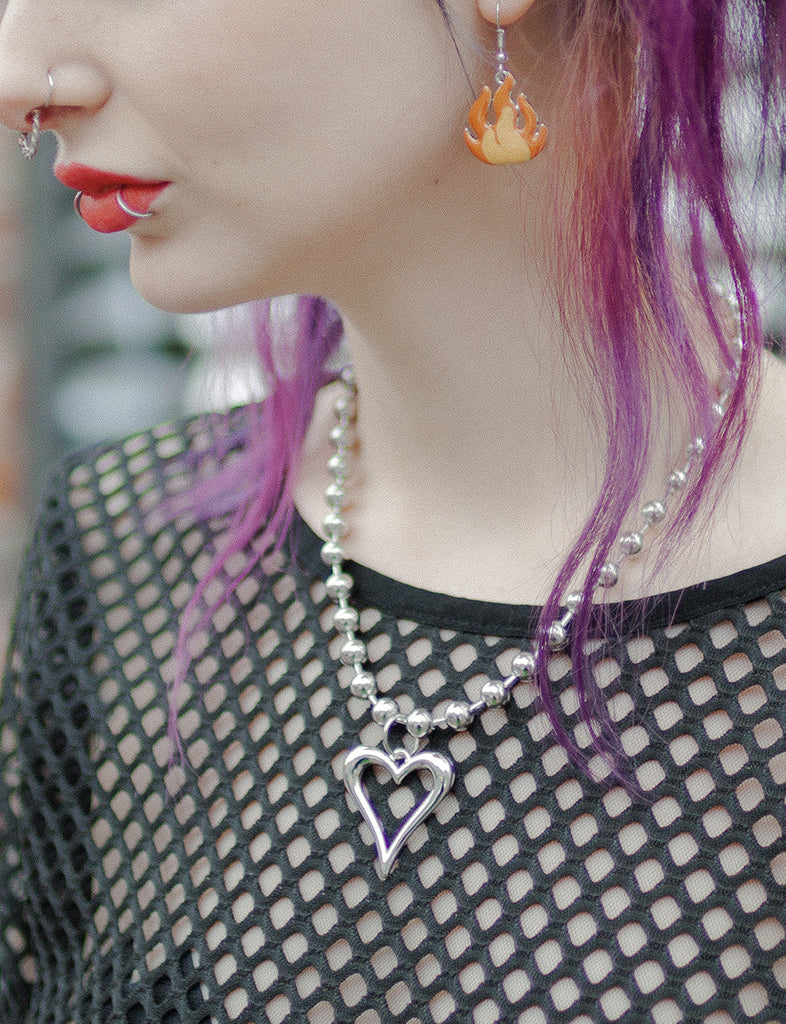 DRAZIC NECKLACE - GROOVY HEART - Image 4