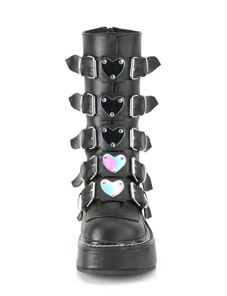 DEMONIA EMILY 330 BOOTS - BLACK - Image 5