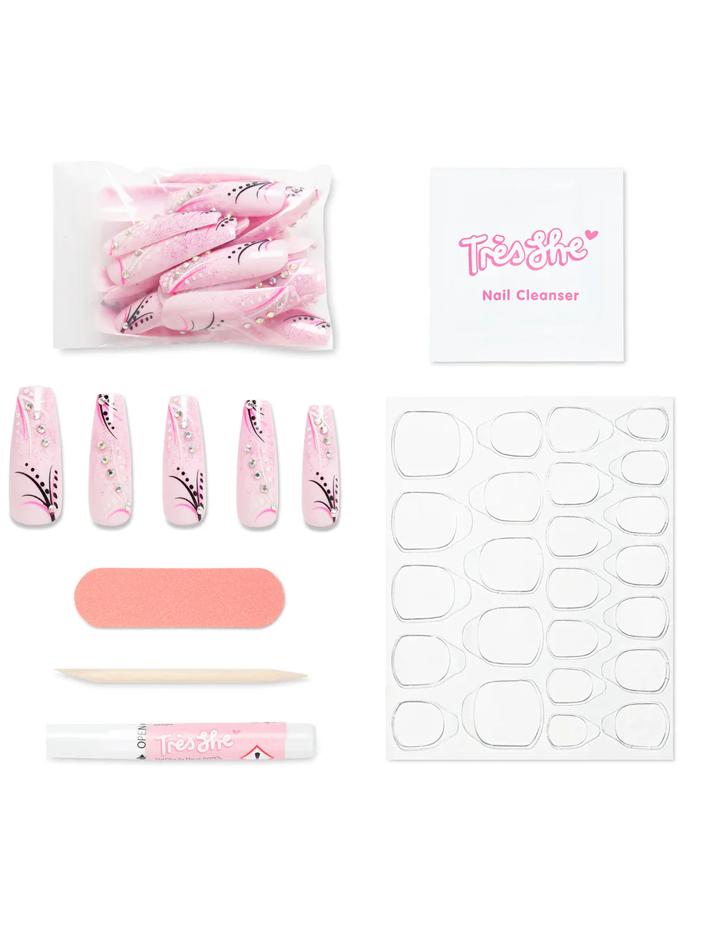 FALSE NAIL SET - FLY QT - ULTRA LONG - Image 6