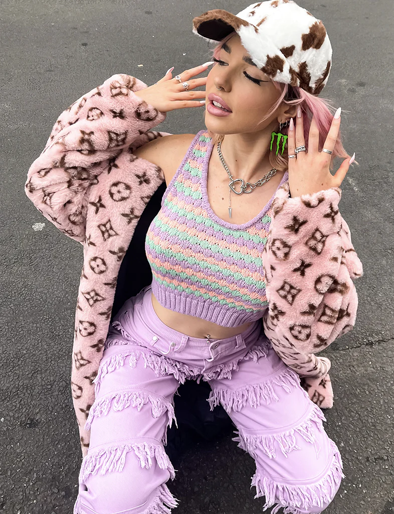 FASHION KILLA FAUX FUR JACKET - PINK ✰ MADE 4 U ✰ - Image 2