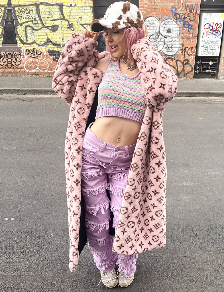 FASHION KILLA FAUX FUR JACKET - PINK ✰ MADE 4 U ✰ - Image 3