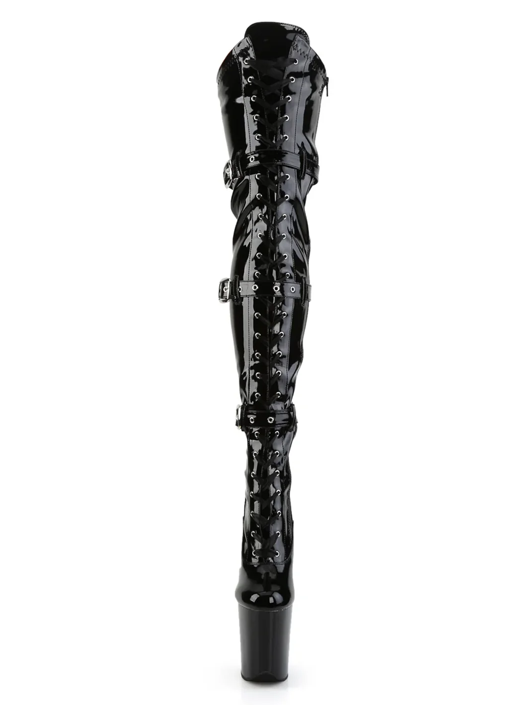 FLAMINGO-3028 - BLACK STRETCH PATENT ✰ PRE ORDER ✰ - Image 4