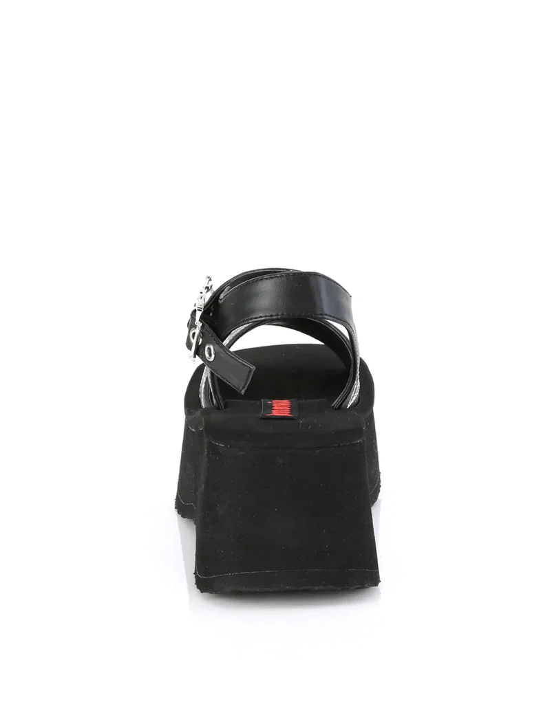 DEMONIA FUNN-10 - BLACK VEGAN LEATHER ✰ PRE ORDER ✰ - Image 3