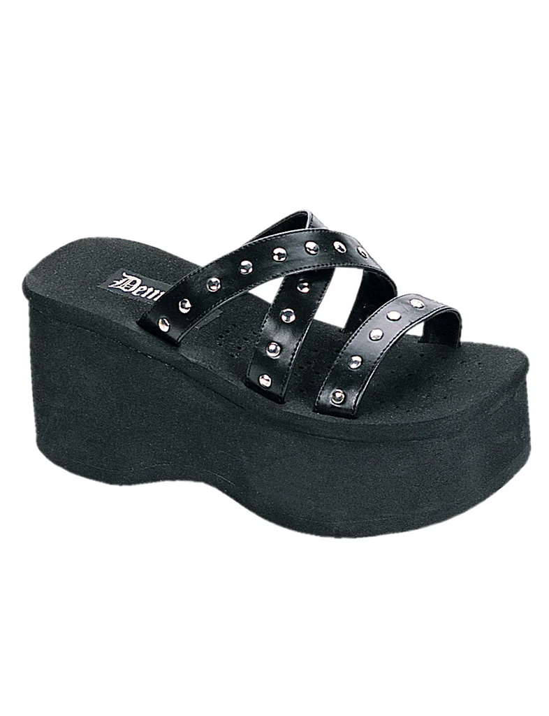 DEMONIA FUNN 19 PLATFORM SANDALS - Image 4