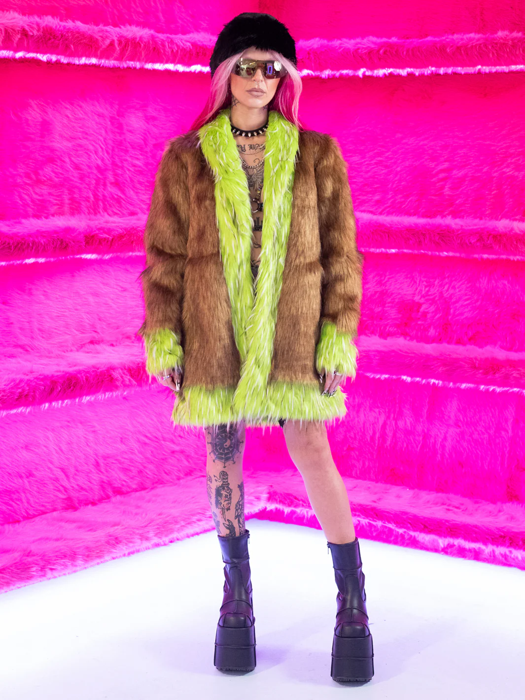 GET OUT OF MY SWAMP FAUX FUR JACKET - MID LENGTH ✰ MADE 4 U ✰ - Image 2