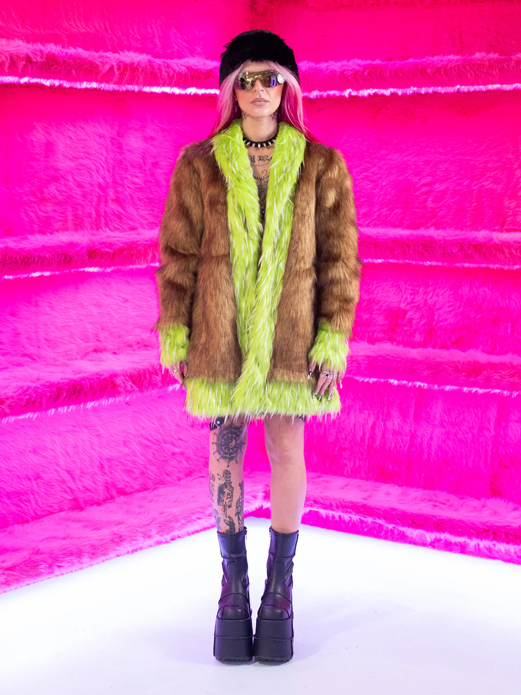GET OUT OF MY SWAMP FAUX FUR JACKET - MID LENGTH ✰ MADE 4 U ✰ - Image 4