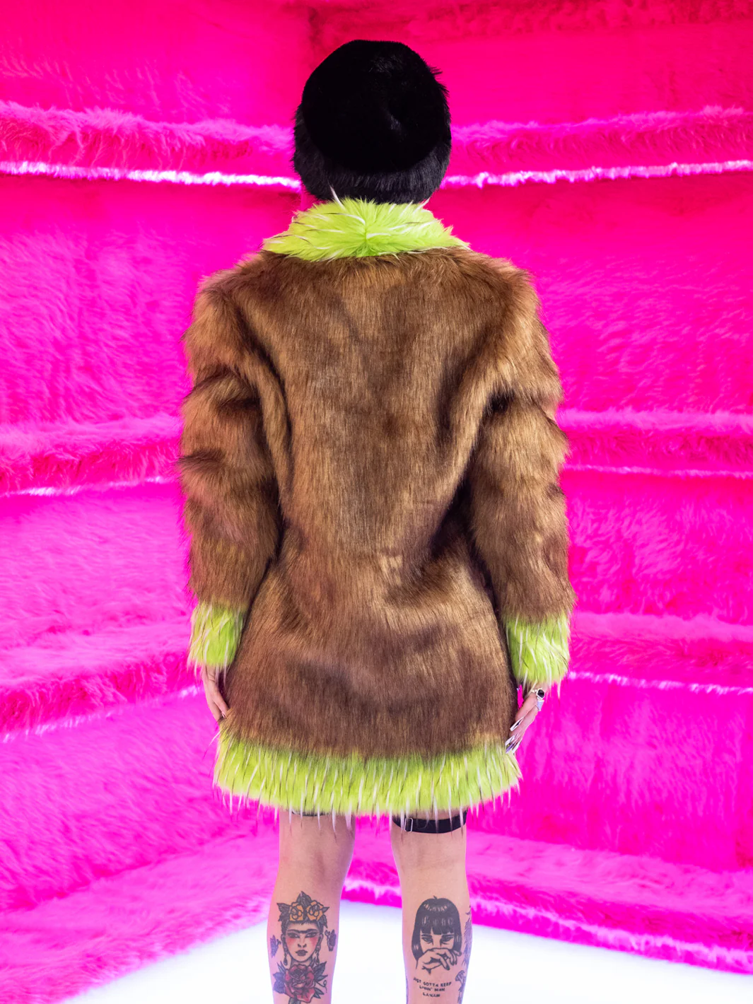 GET OUT OF MY SWAMP FAUX FUR JACKET - MID LENGTH ✰ MADE 4 U ✰ - Image 6