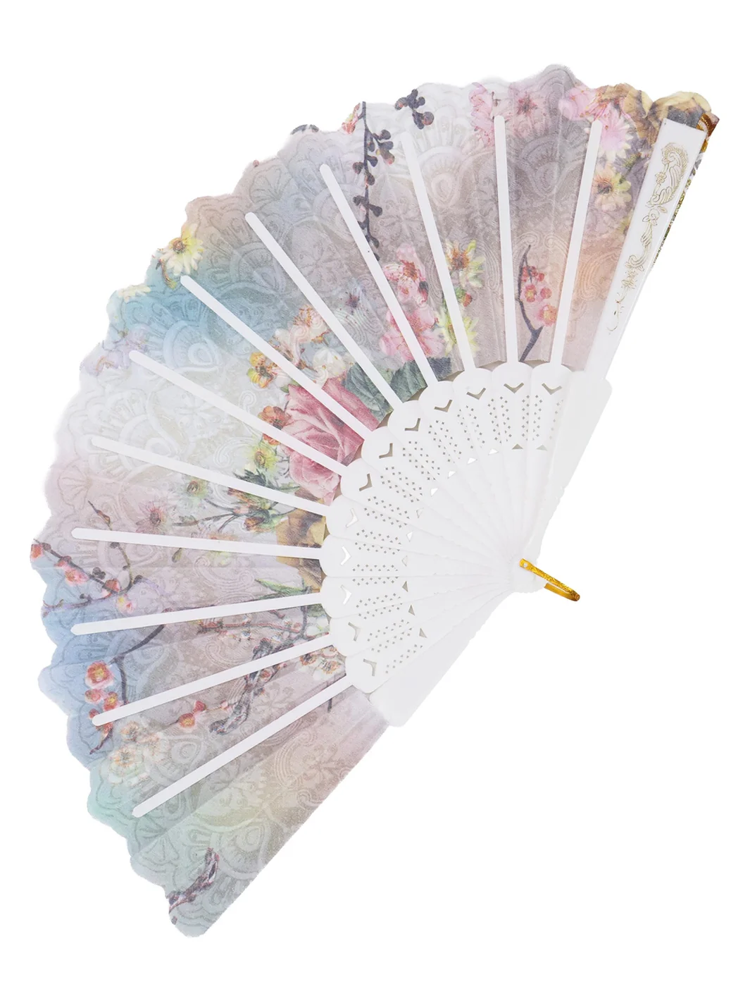 GLITTERING GARDEN FAN - PASTEL BLOOM - Image 2
