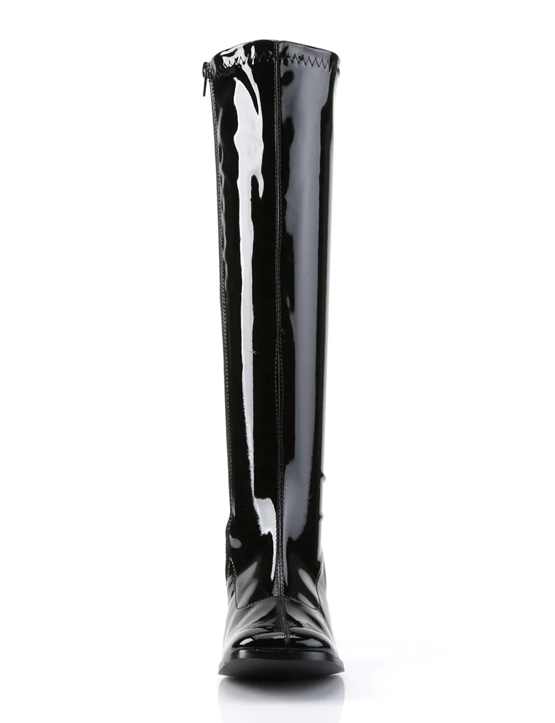GOGO 300 BOOTS - BLACK STRETCH PATENT ✰ PRE ORDER ✰ - Image 3
