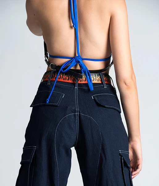 IN CHAINS HARNESS TOP - BLACK - Image 5