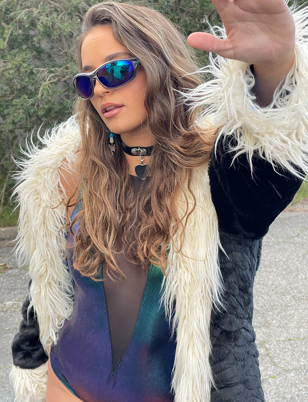 IN THE DARK FAUX FUR DOOF JACKET ✰ MADE 4 U ✰ - Image 4