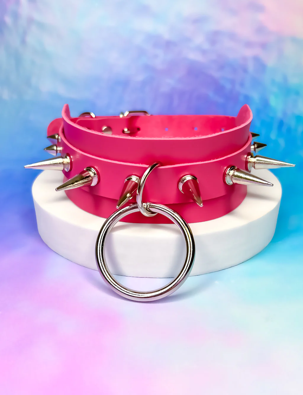 INTO THE UNKNOWN 2.0 CHOKER - HOT PINK - Image 2