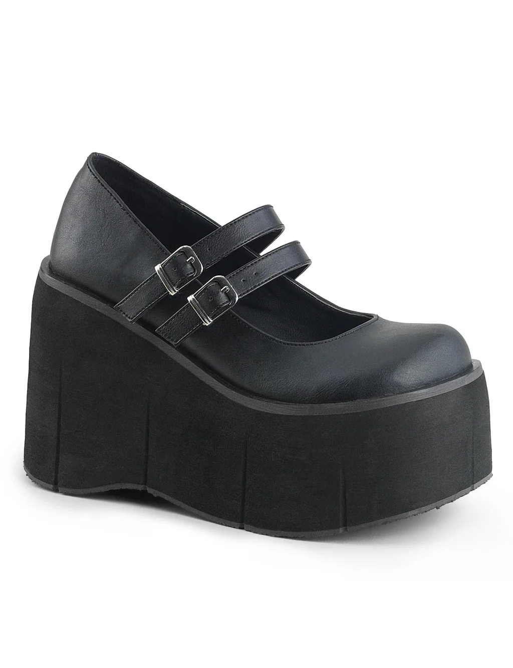DEMONIA KERA 08 PLATFORM MARYJANES - BLACK VEGAN LEATHER - Image 3